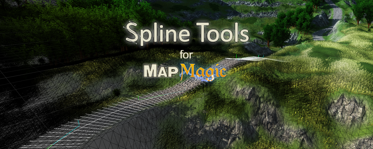 Spline Tools for MapMagic